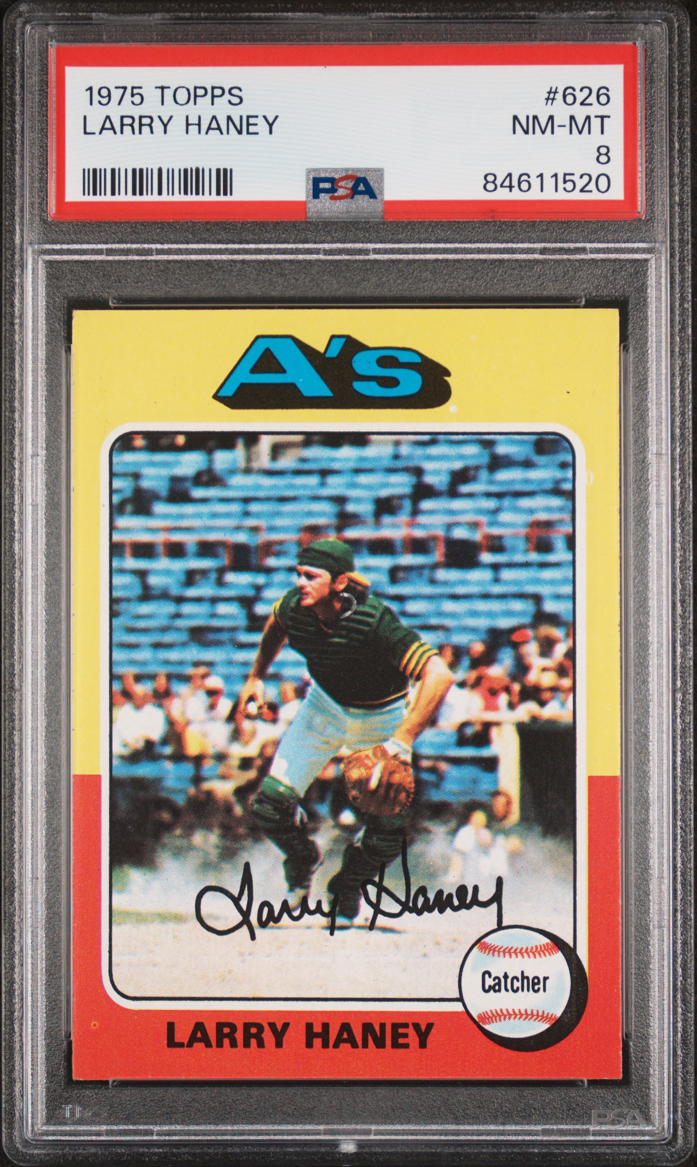 1975 TOPPS #626 LARRY HANEY