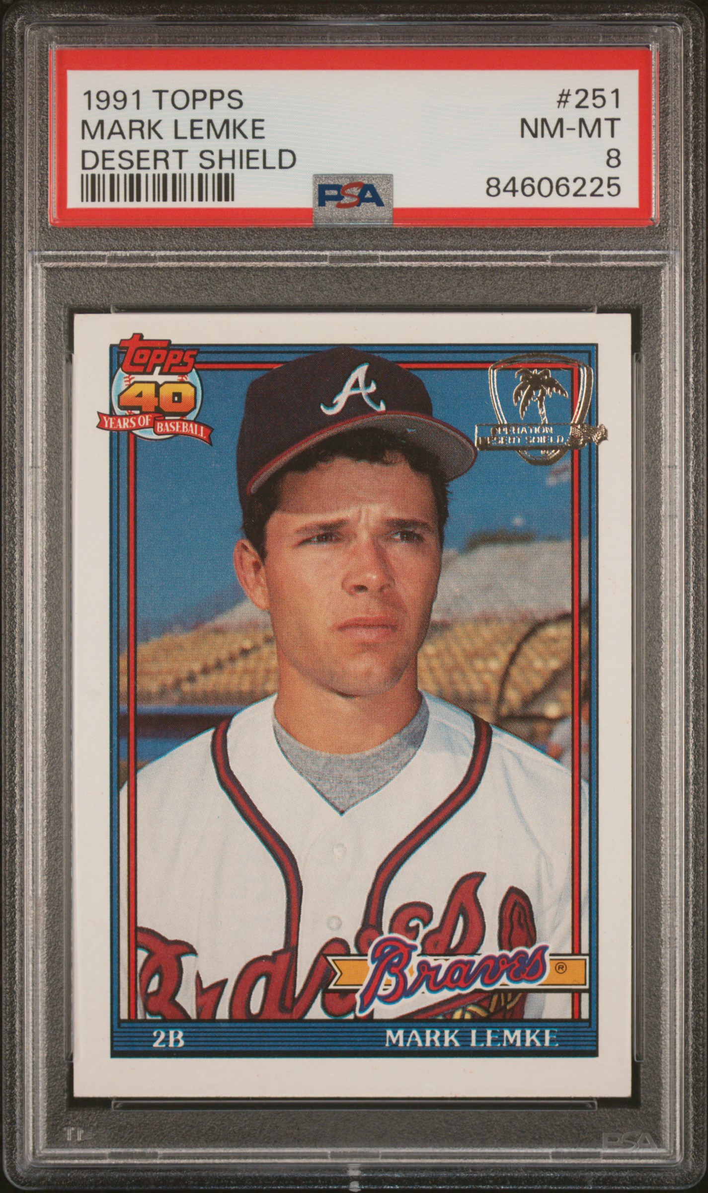 1991 TOPPS DESERT SHIELD #251 MARK LEMKE DESERT SHIELD