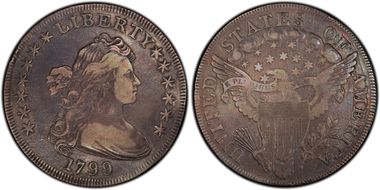 1799 $1 BB-169 VF30
