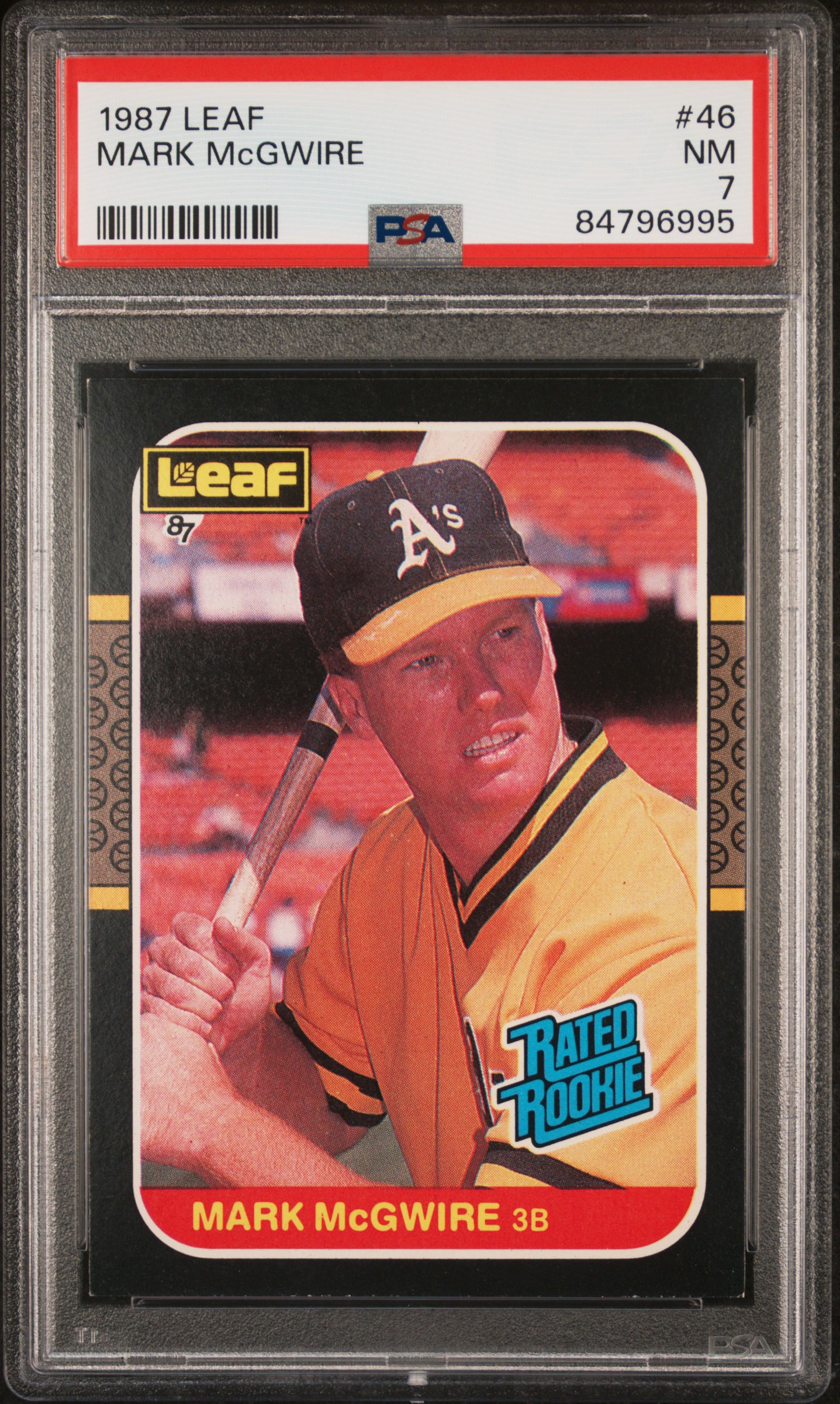 1987 LEAF #46 MARK McGWIRE