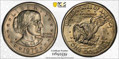 1979-P SBA$1 Wide Rim MS67