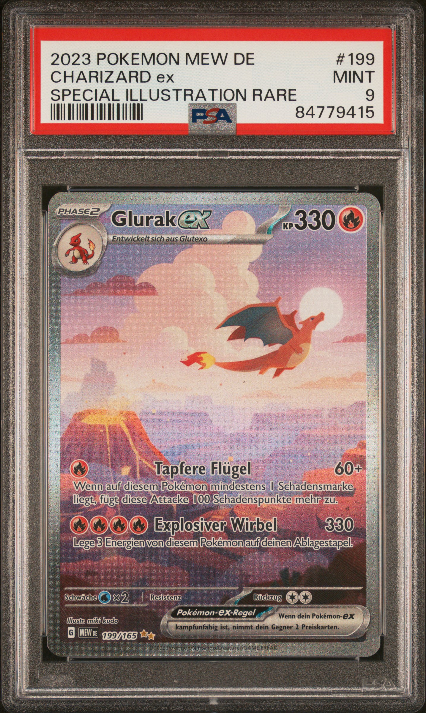 2023 POKEMON GERMAN MEW DE-151 #199 CHARIZARD ex SPECIAL ILLUSTRATION RARE