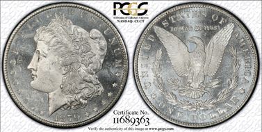 1879-S $1 MS63PL