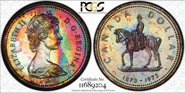 1973 S$1 R.C.M.P. Ag SP67