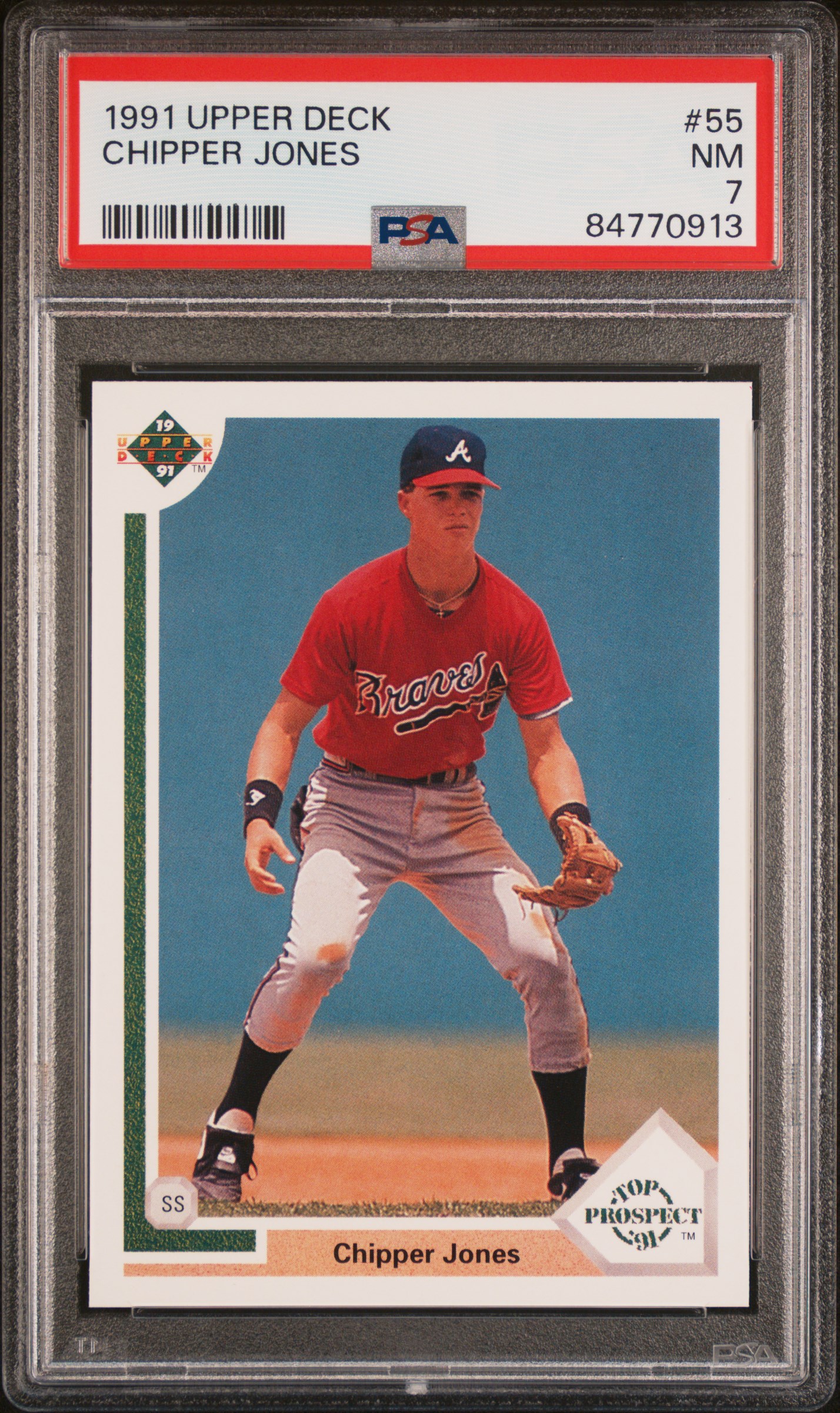 1991 UPPER DECK #55 CHIPPER JONES