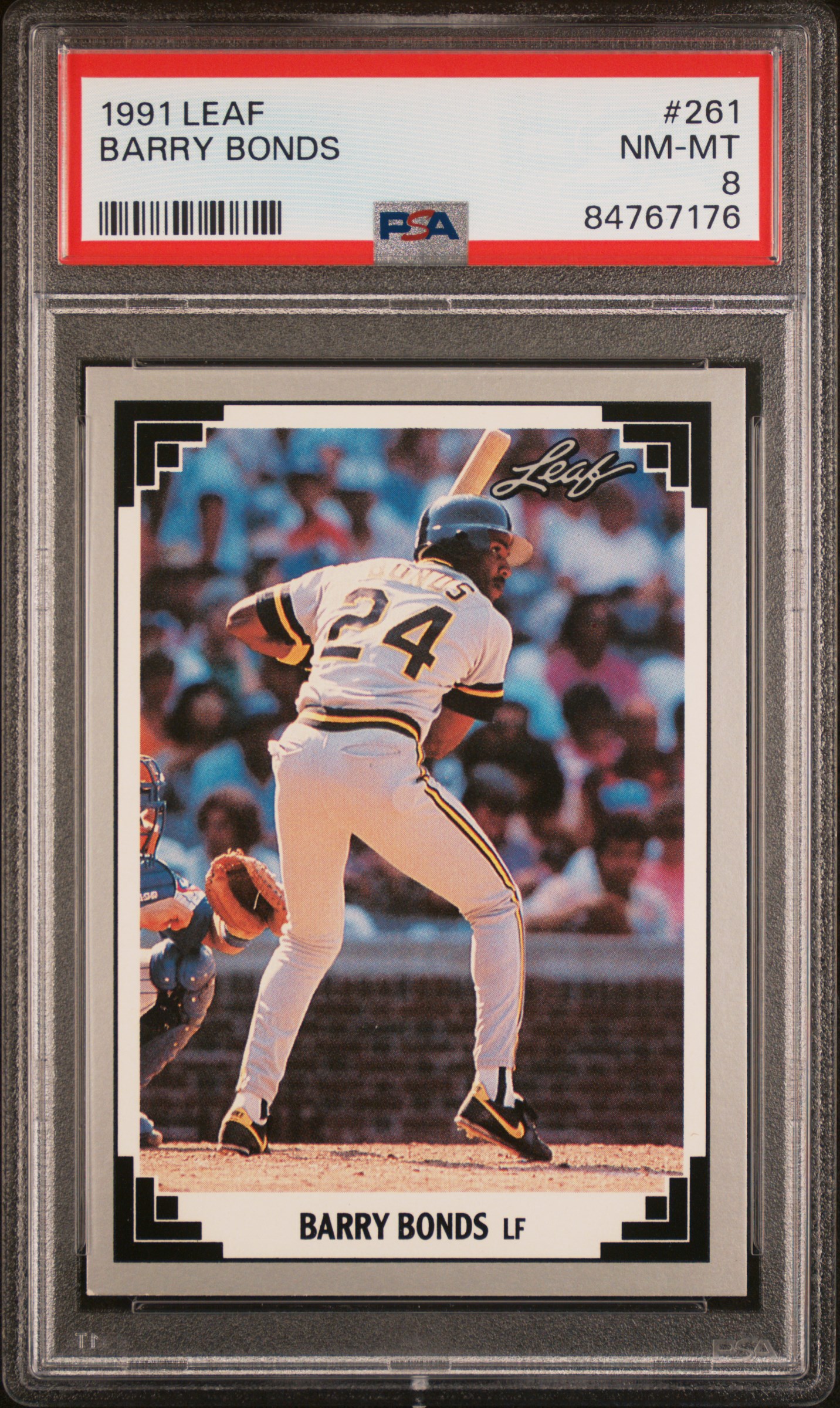1991 Leaf #261 Barry Bonds front