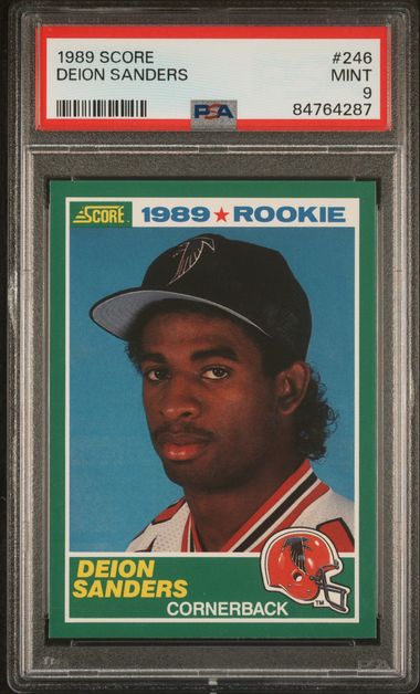 1989 Score #246 Deion Sanders front