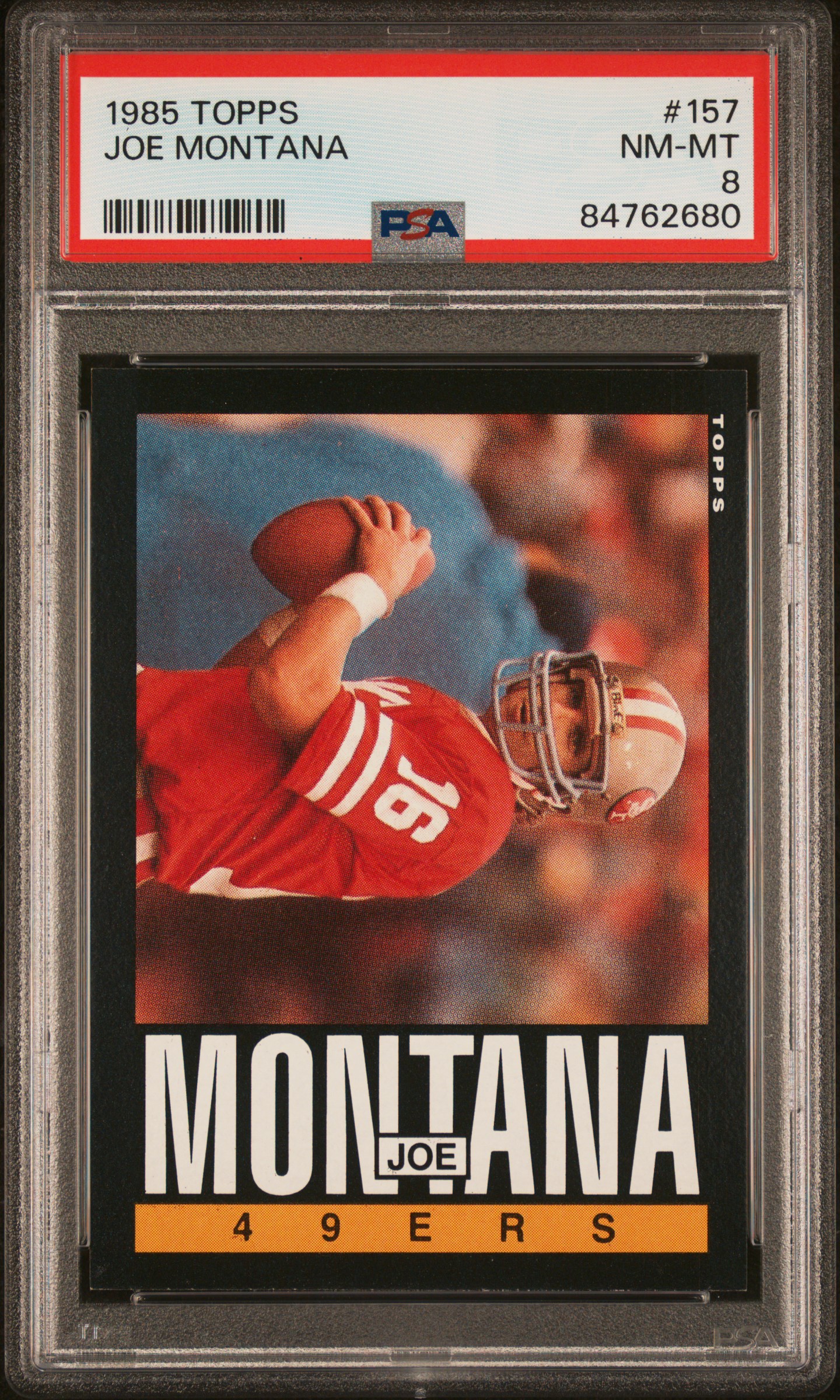 1985 TOPPS #157 JOE MONTANA