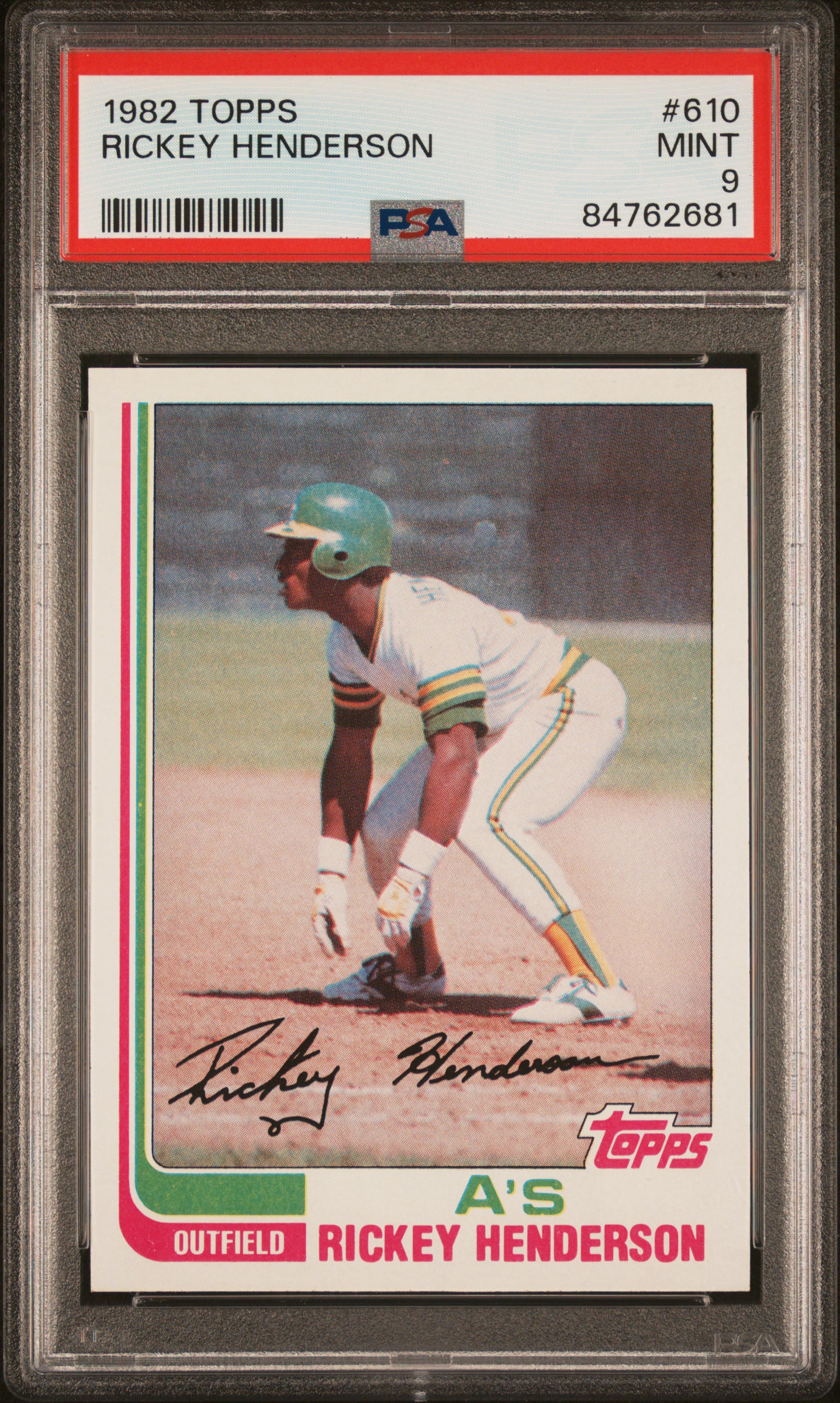 1982 TOPPS #610 RICKEY HENDERSON