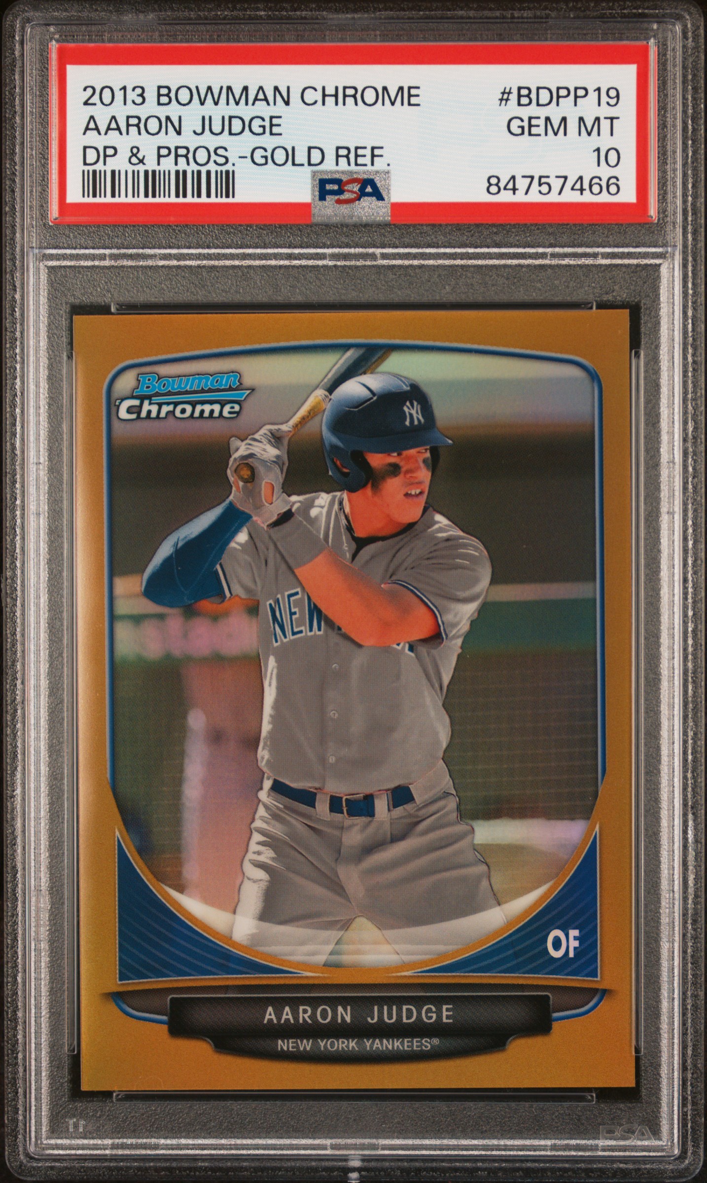 2013 Bowman Bowman Chrome #BDPP19 Aaron Judge front