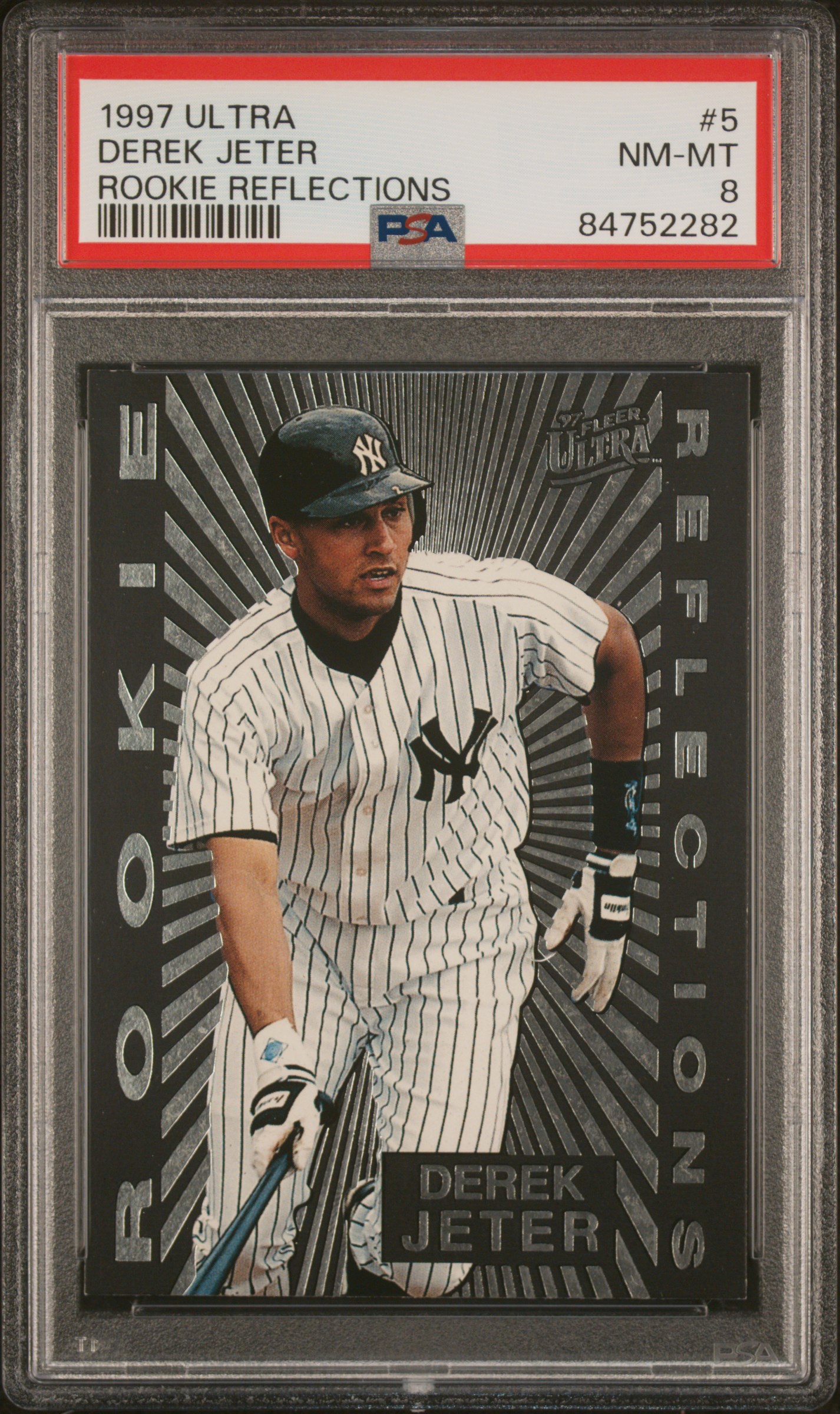 1997 ULTRA ROOKIE REFLECTIONS #5 DEREK JETER ROOKIE REFLECTIONS