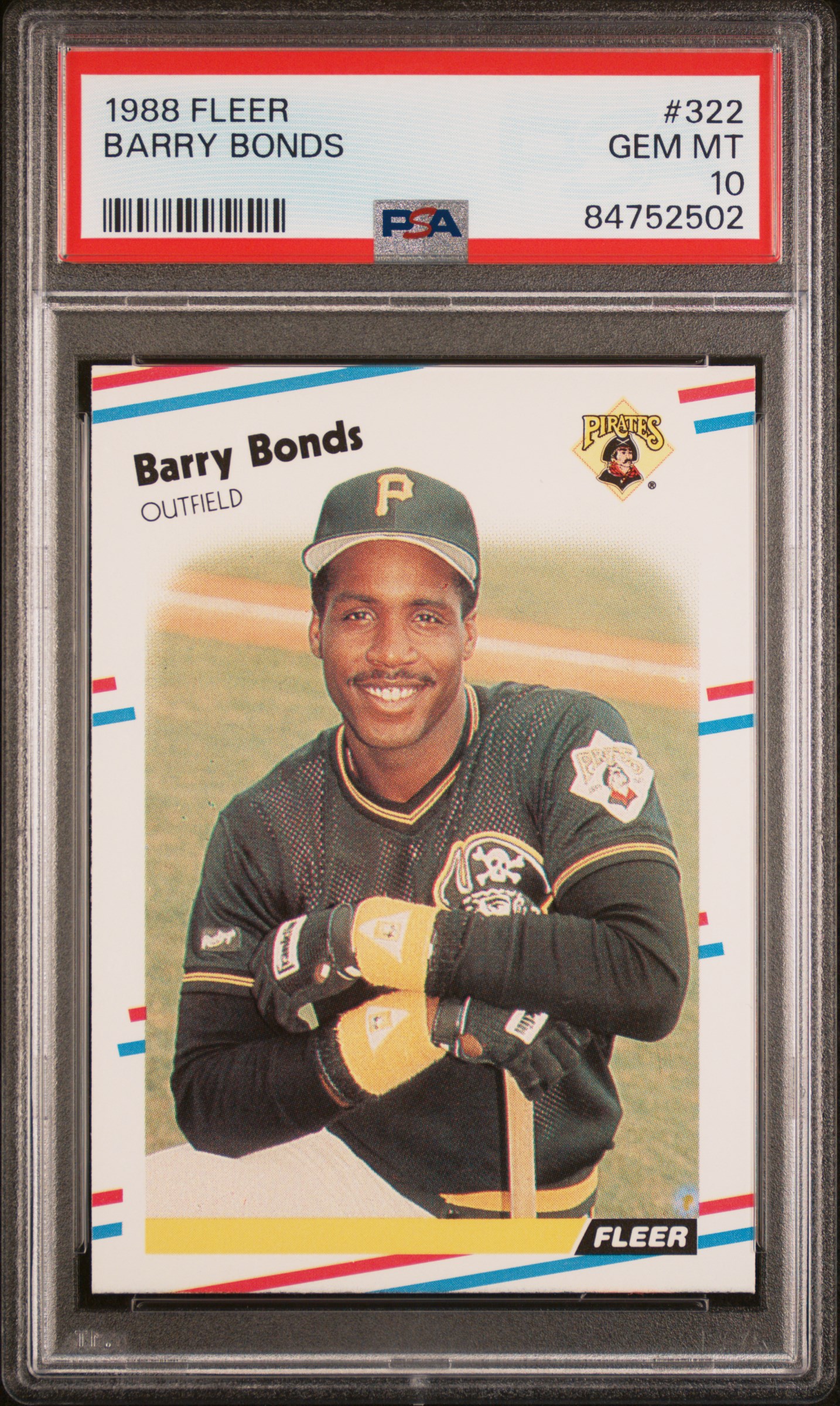 1988 FLEER #322 BARRY BONDS