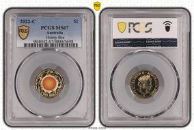 2022-C $2 Honey Bee Colorized MS67