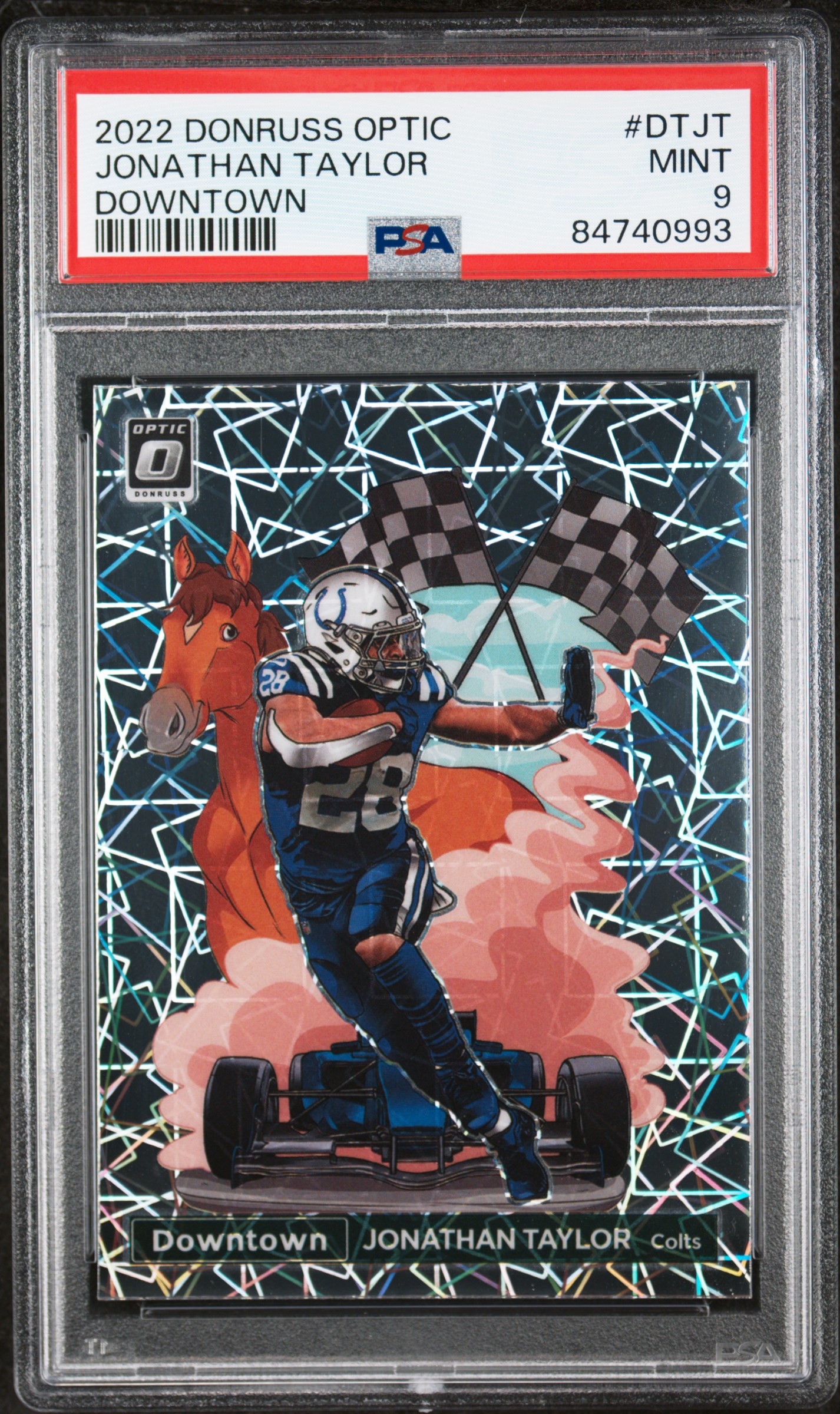 2022 PANINI DONRUSS OPTIC DOWNTOWN #DTJT JONATHAN TAYLOR DOWNTOWN