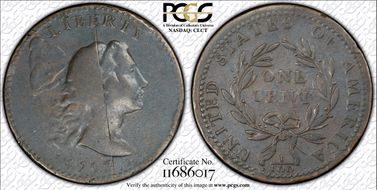 1793 1C Liberty Cap VF20BN