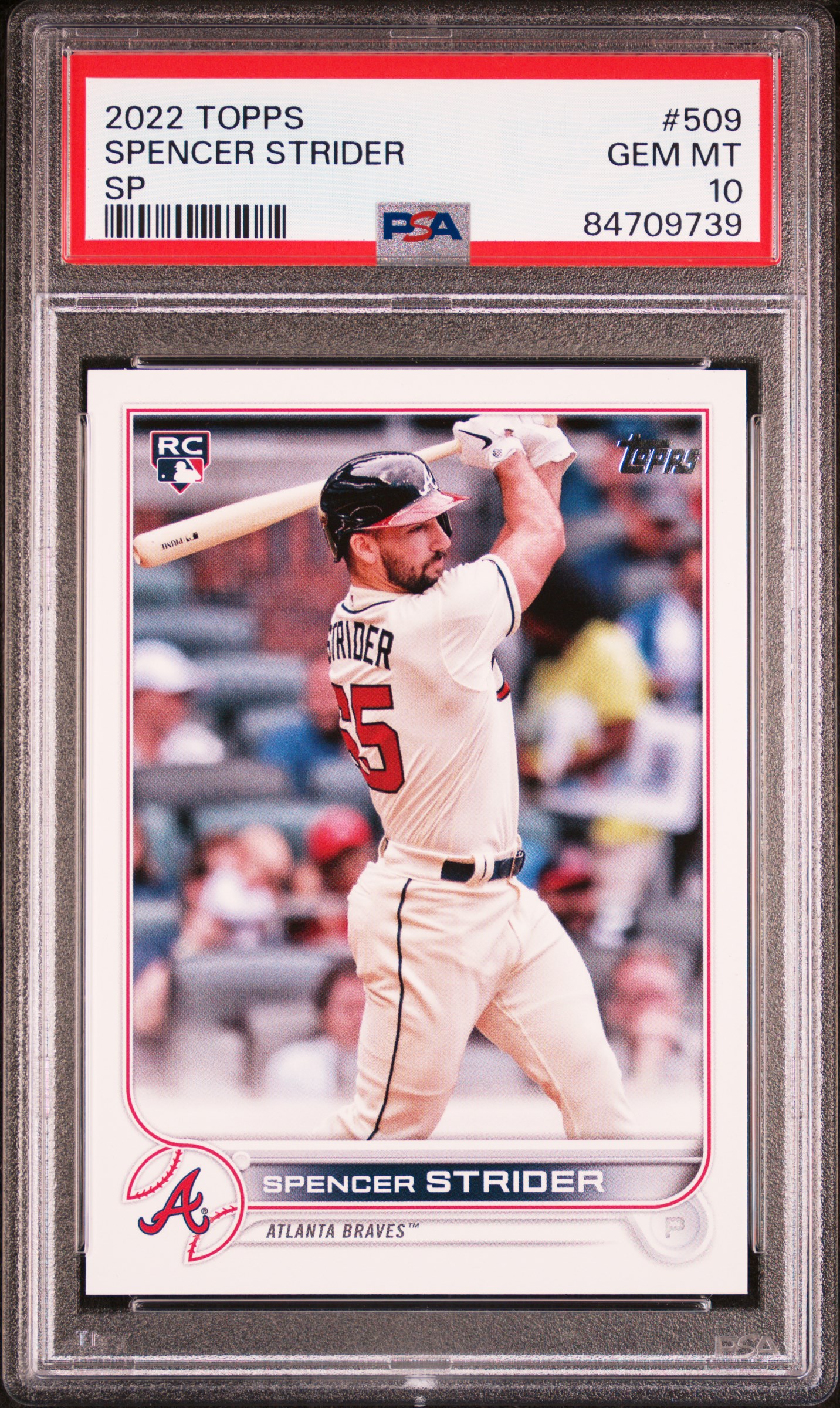 2022 TOPPS #509 SPENCER STRIDER SP