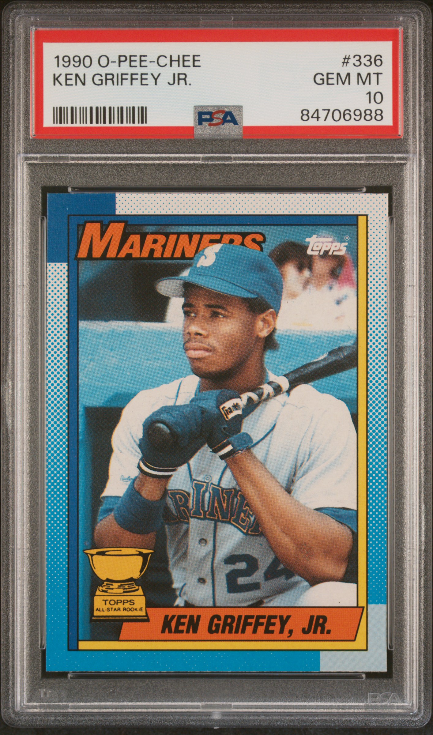 1990 O-PEE-CHEE #336 KEN GRIFFEY JR.