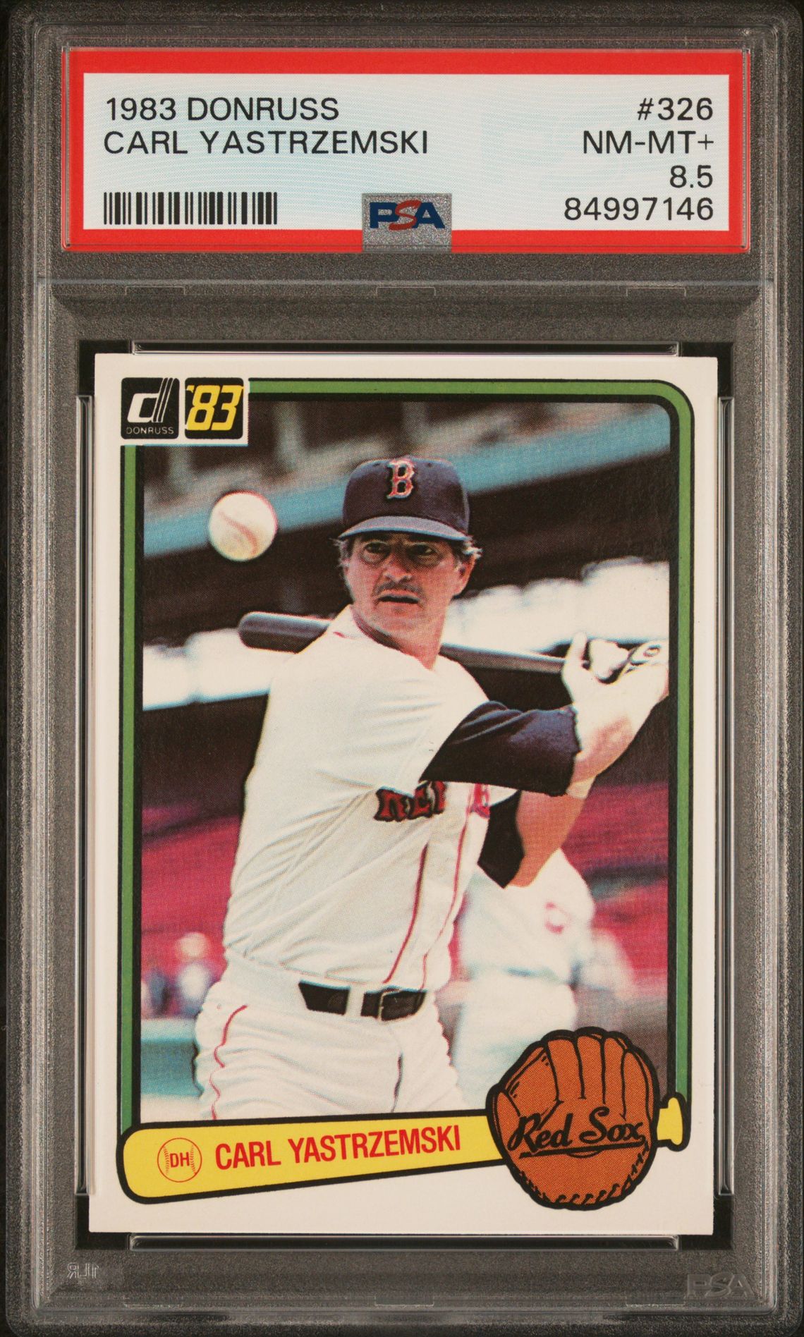 1983 Donruss Carl Yastrzemski #326 Nm-Mt+ 8.5 front