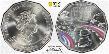 2023 50C Bathurst 60th Anniversary Colorized MS68