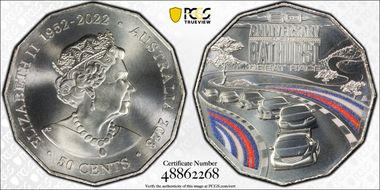 2023 50C Bathurst 60th Anniversary Colorized MS68