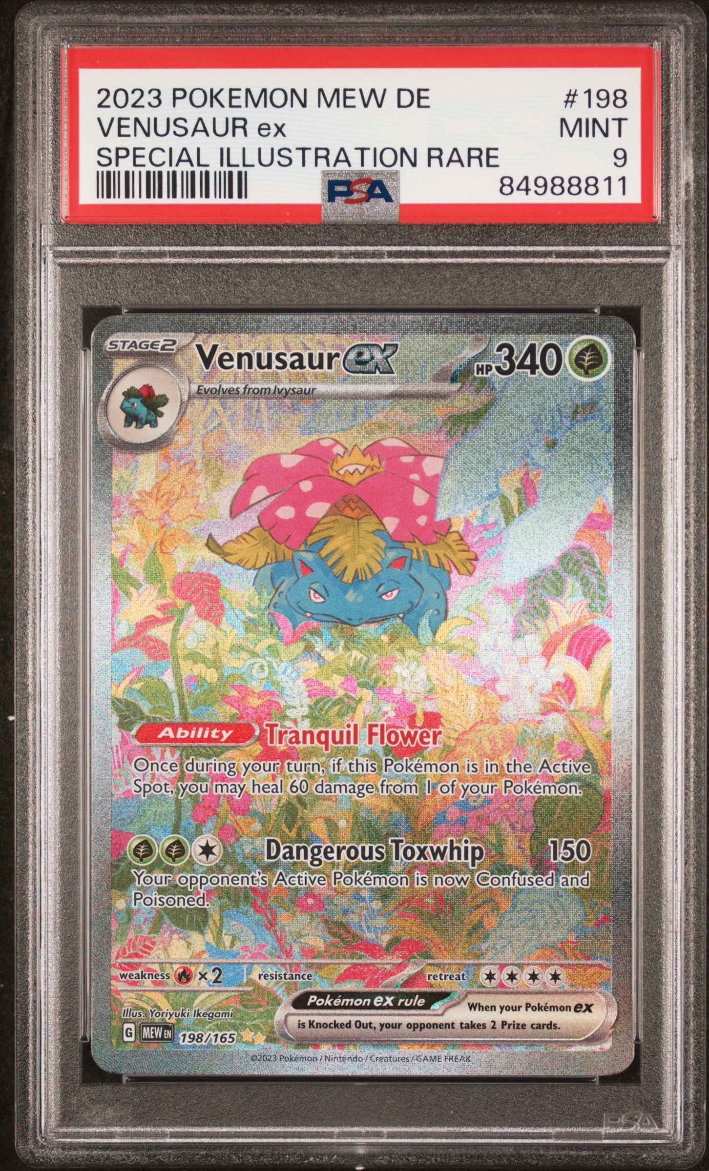 2023 POKEMON GERMAN MEW DE-151 #198 VENUSAUR ex SPECIAL ILLUSTRATION RARE