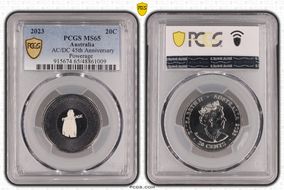 2023 20C AC/DC 45th Anniversary Powerage MS65