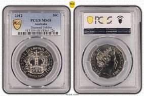 2012 50C Diamond Jubilee MS68