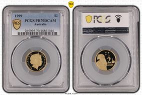 1999 $2 PR70DCAM