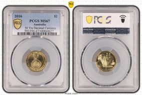 2016 $2 50 Yrs Decimal Currency MS67