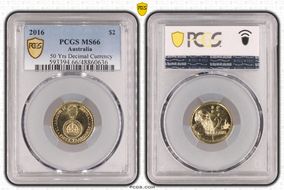 2016 $2 50 Yrs Decimal Currency MS66