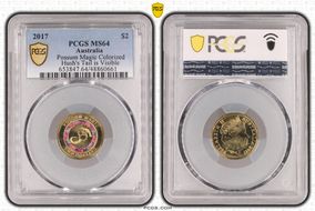 2017 $2 Possum Magic Colorized Hush's Tail is Visible MS64