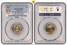 2017 $2 Possum Magic Colorized Invisible Hush MS66