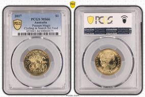 2017 $1 Possum Magic Cycling in Search for Food MS66