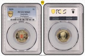 2020 $2 Firefighters Colorized MS63