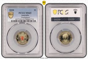 2020 $2 Firefighters Colorized MS65