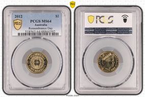 2012 $2 Remembrance Day MS64