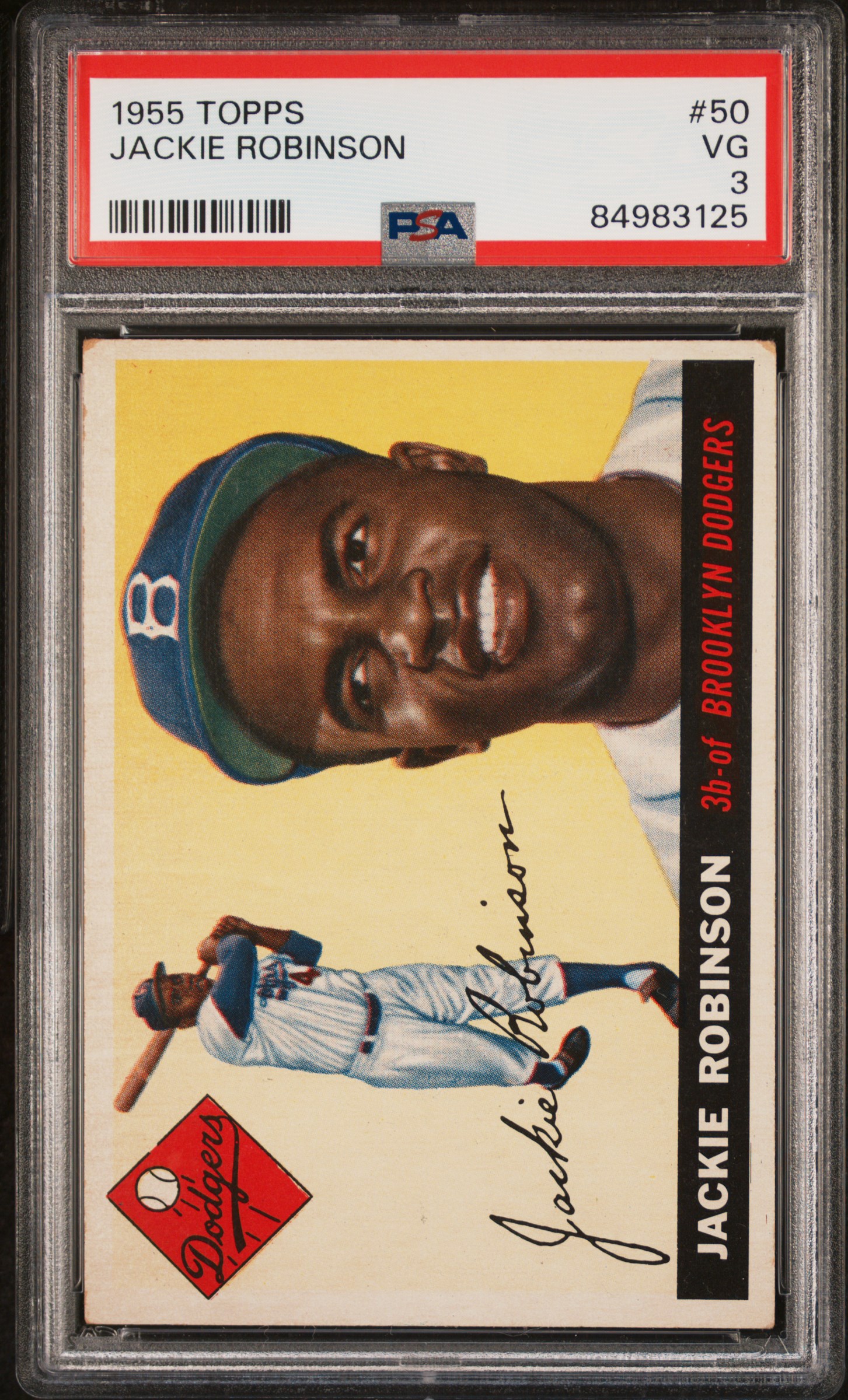 1955 TOPPS #50 JACKIE ROBINSON