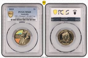 2023 $1 FIFA Women’s World Cup Colorized MS68