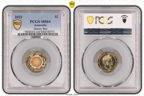 2022 $2 Honey Bee Colorized MS64