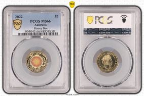 2022 $2 Honey Bee Colorized MS66