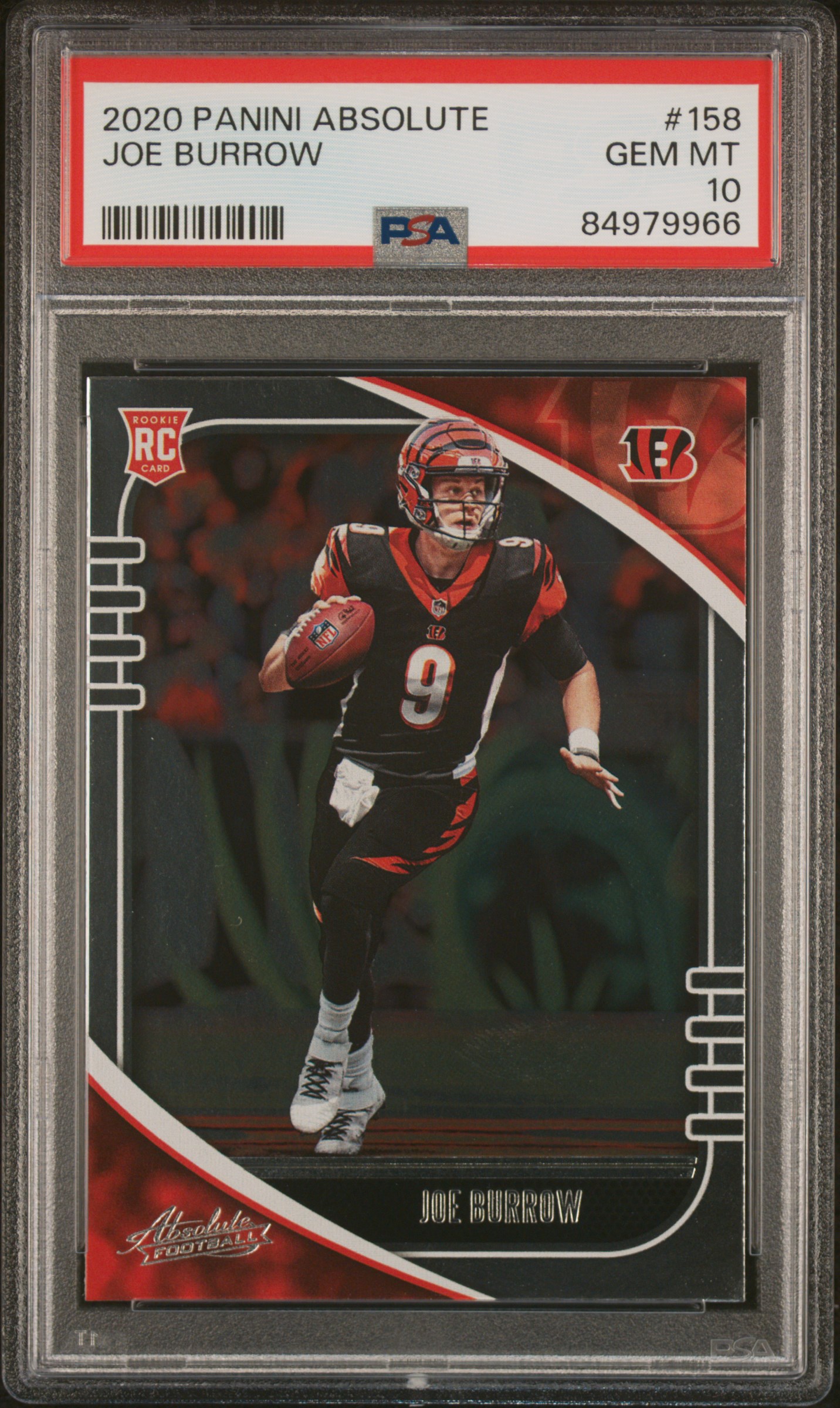 2020 PANINI ABSOLUTE #158 JOE BURROW