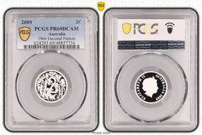 2009 2C 1966 Decimal Pattern PR69DCAM