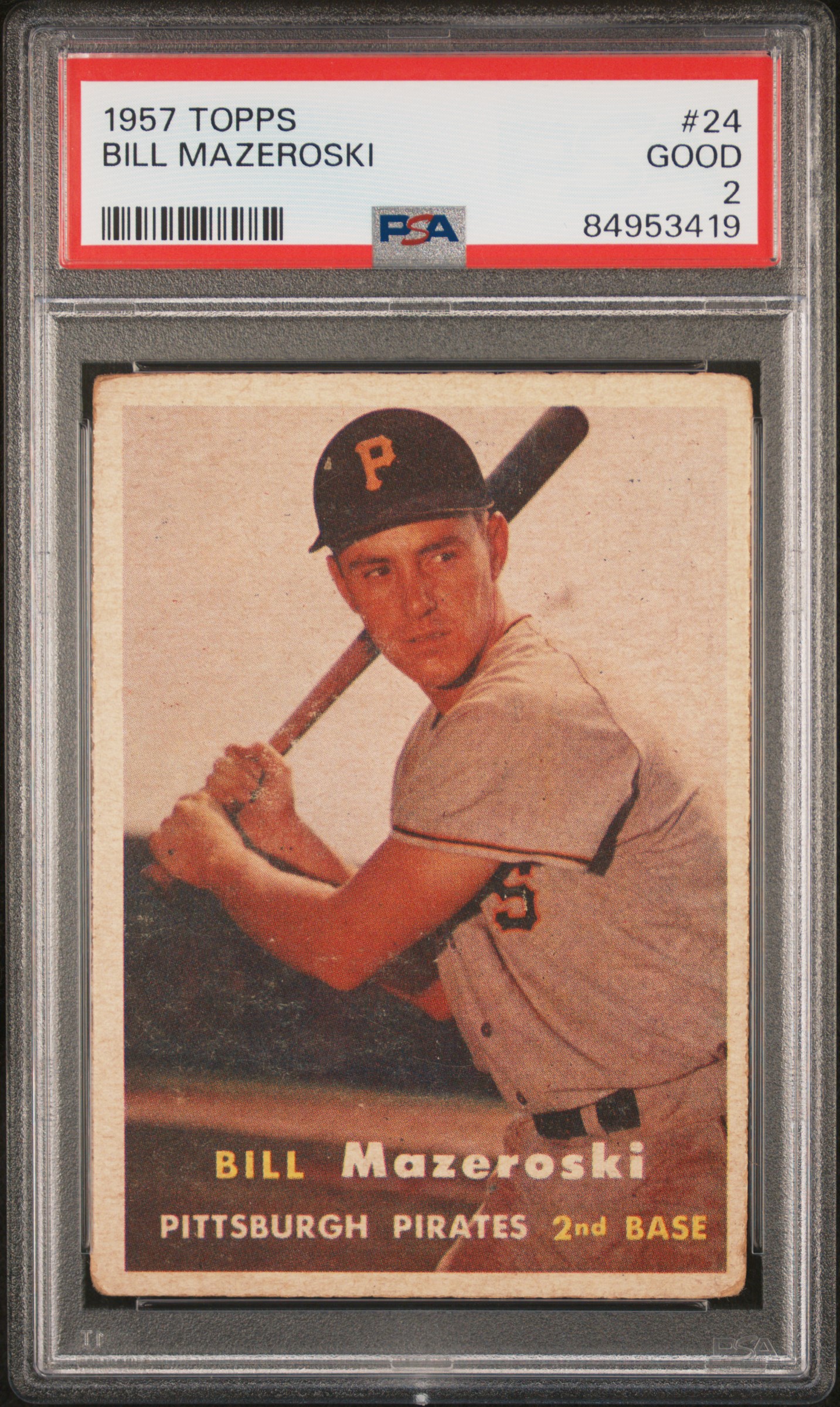 1957 TOPPS #24 BILL MAZEROSKI