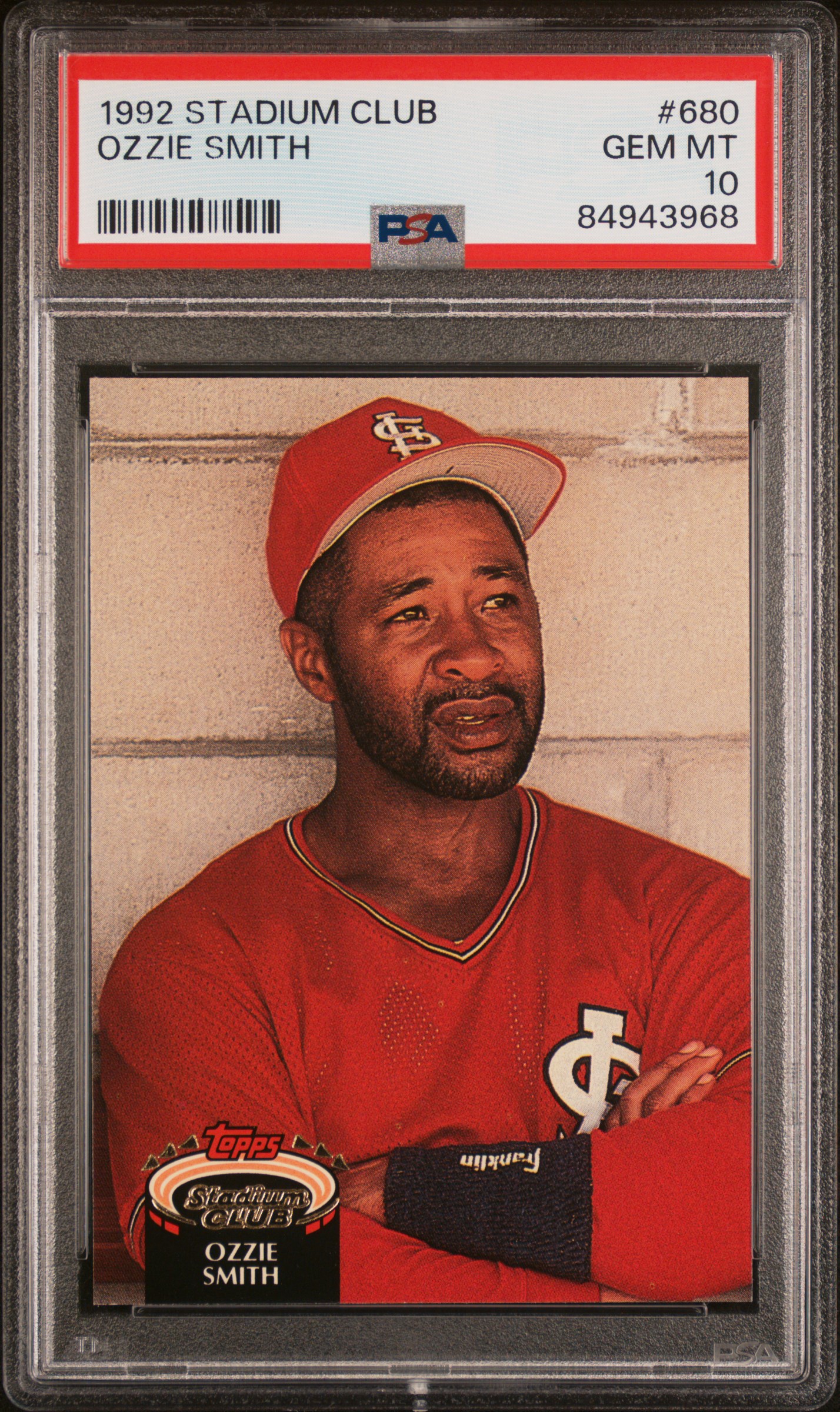 1992 STADIUM CLUB #680 OZZIE SMITH