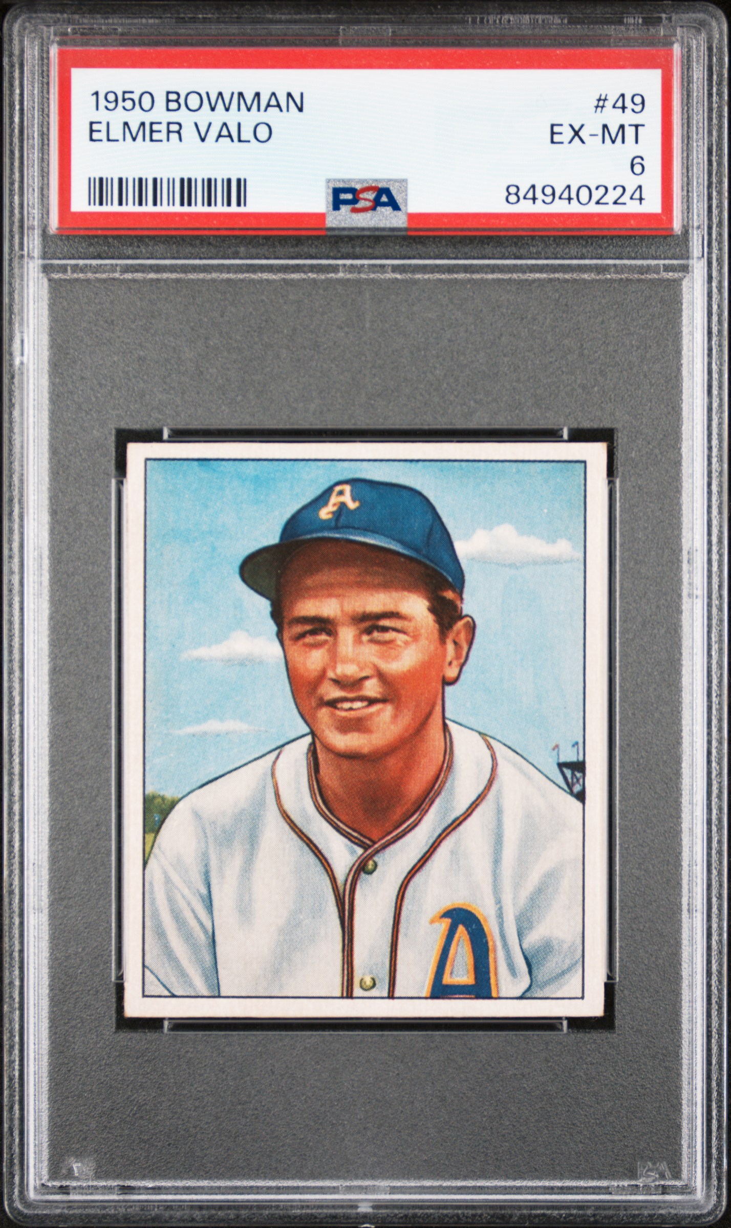 1950 BOWMAN #49 ELMER VALO