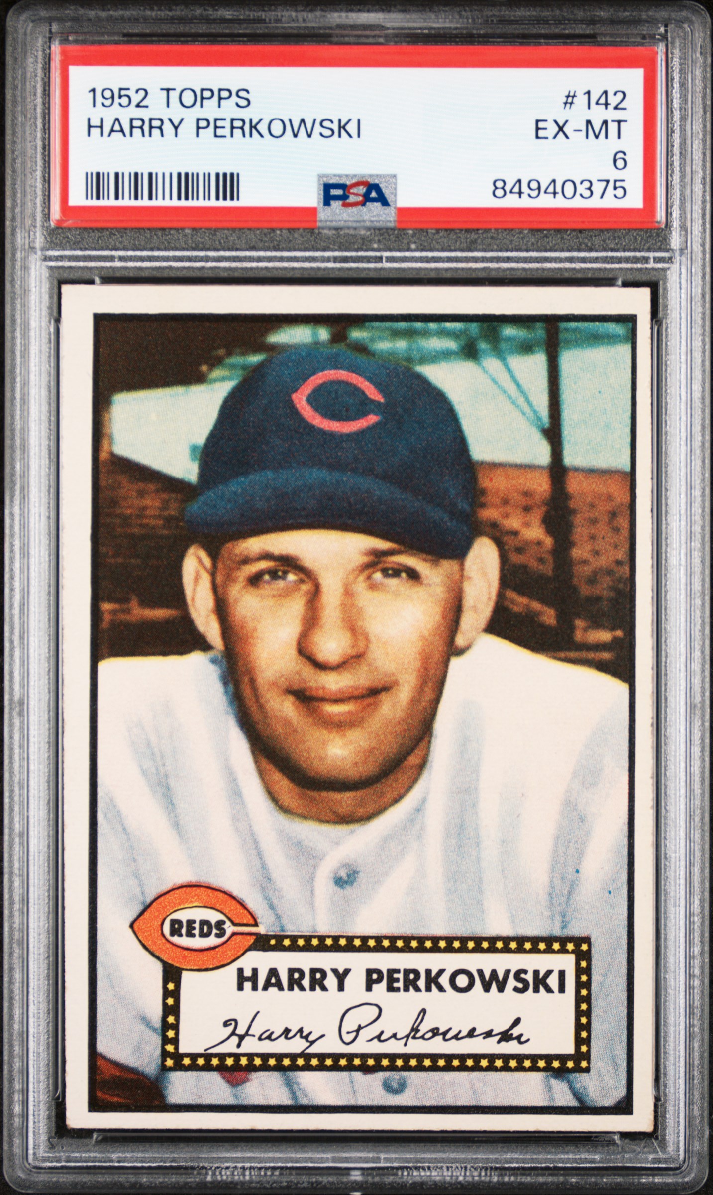 1952 TOPPS #142 HARRY PERKOWSKI