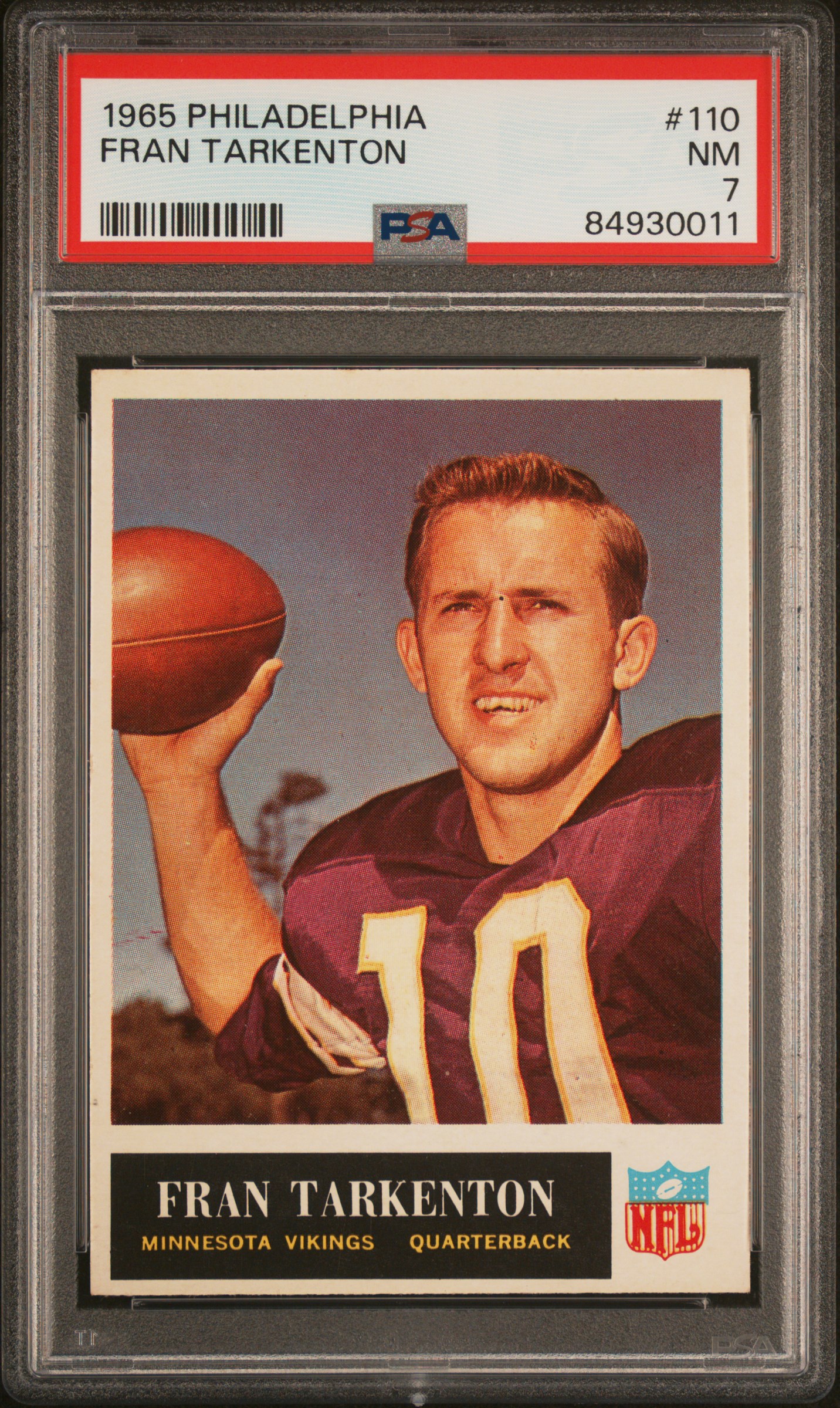 1965 PHILADELPHIA #110 FRAN TARKENTON