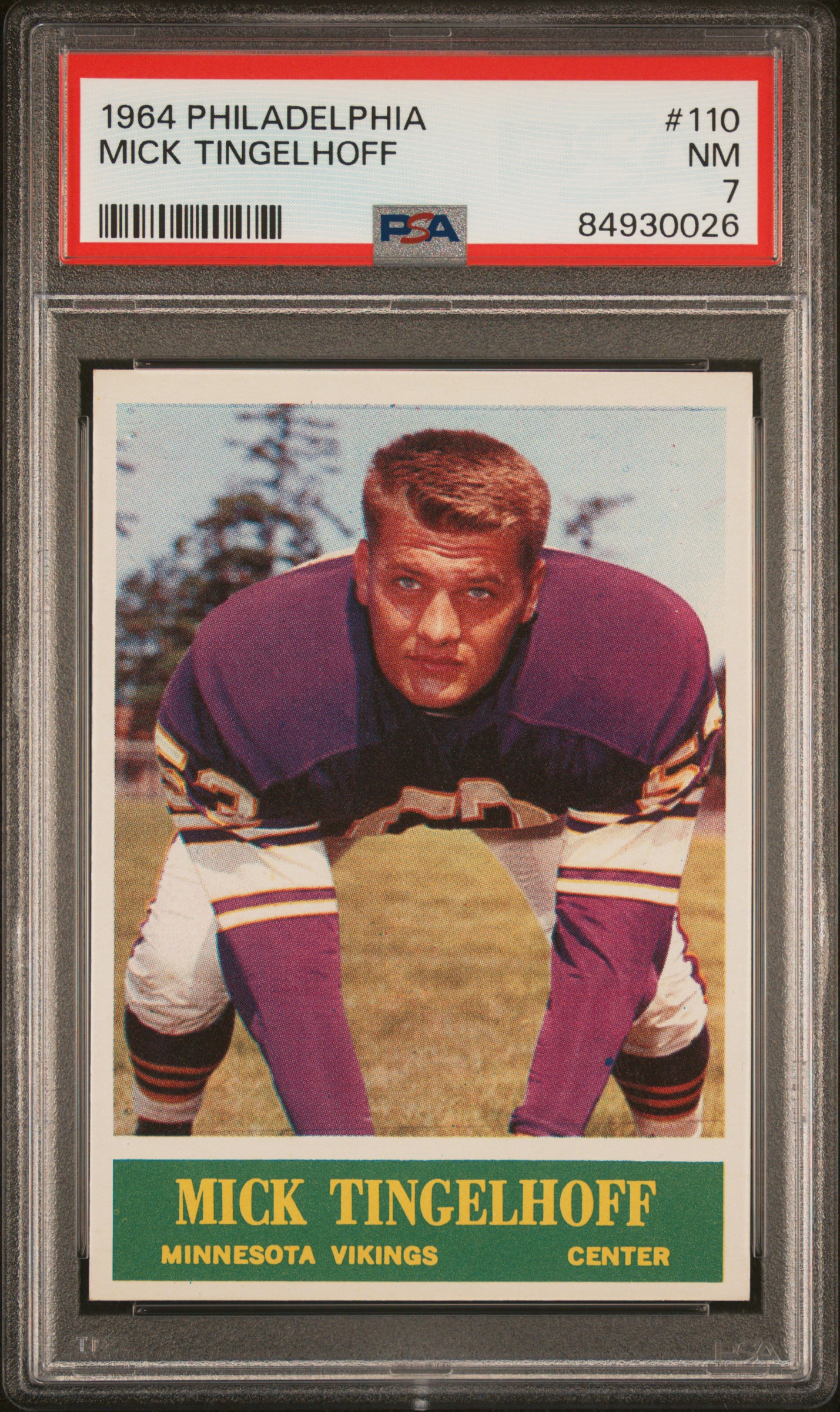 1964 PHILADELPHIA #110 MICK TINGELHOFF