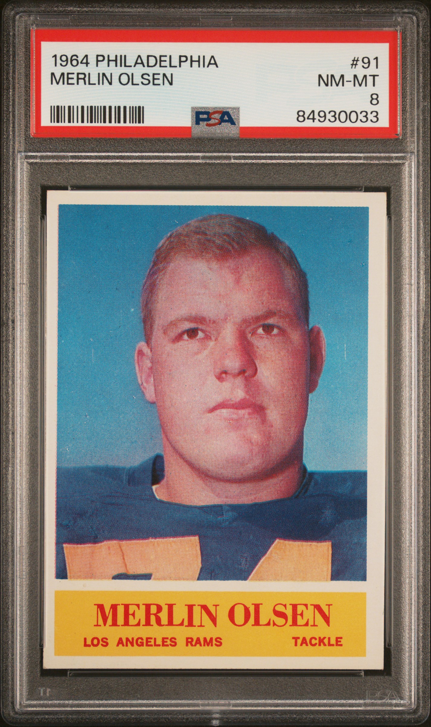1964 PHILADELPHIA #91 MERLIN OLSEN