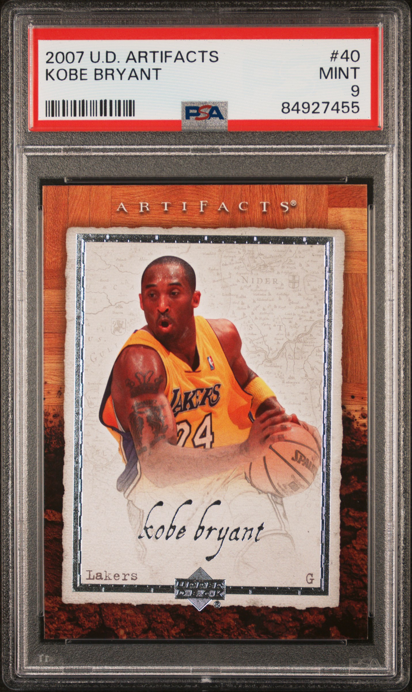 2007 UPPER DECK ARTIFACTS #40 KOBE BRYANT